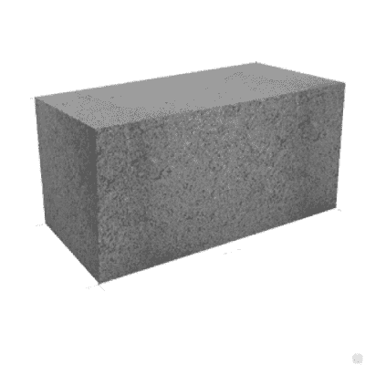 блок бетонный полнотелый скц-1плп кср-п-3-39-100-f75-2250 (390*190*188) в поддоне 1/75