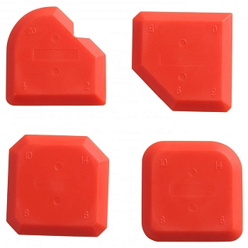 набор шпателей нш-4 для выравнивания межплиточных швов 4 шт.