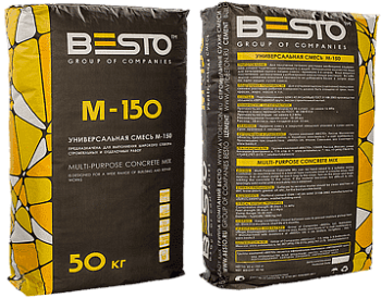 пескобетон м150 besto 40кг (42шт/под)