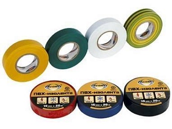 изолента пвх 15 мм (рул.20м) белая aviora