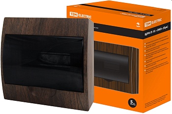 бокс щрh-п-10 модулей навесной пластик ip40 "эко"(бук) tdm sq0901-0022