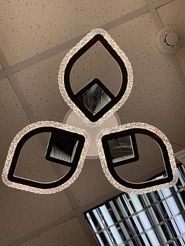 люстра karola 1854-3b, led 104w (60*8) распродажа..