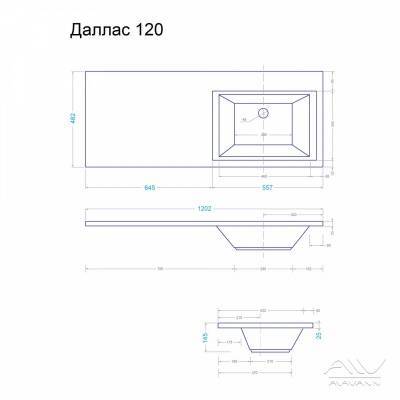 тумба под стиральную машину soft silver 120см цвет серый