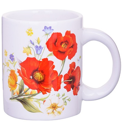 26369 кружка 300мл маки lr (х72)