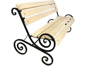 скамейка "завиток"