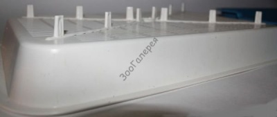 zooexpress туалет адам для кошек с сеткой, высокие ножки 38,5х27х6,5см (1х20)