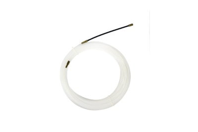 нейлоновая кабельная протяжка нкп диаметр 3мм длина 20м с наконечниками