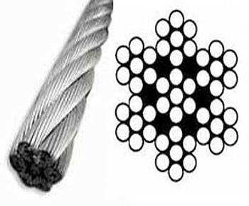 трос ф6 7х7 средний нержавеющий а4 din 3055 распродажа..