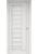 дверное полотно "палермо" до-60 эш вайт эко шпон (овал) хит