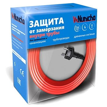 саморегулирующийся кабель nunicho micro10-2cr/in pipe s 10-6 в трубу 6м