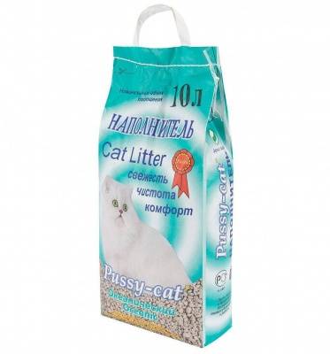 pussy-cat наполнитель океанический впитывающий 10л