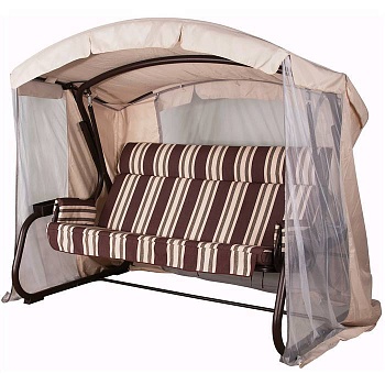 качели садовые "мерида премиум", цвет шоколад / артикул a29c.322