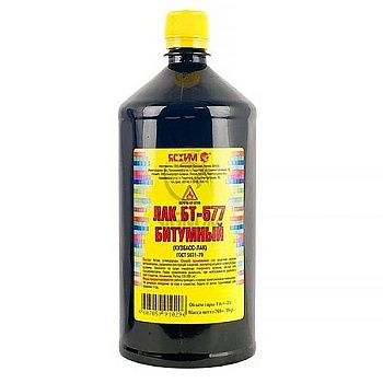 лак кузбасслак битумный бт-577 1 л