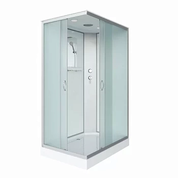 душ.каб. ng-43185-14q (1100х800х2150) низкий поддон(13см) стекло матовое