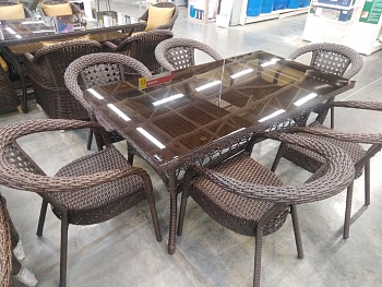 комплект мебели deko (стол, стул -6шт)