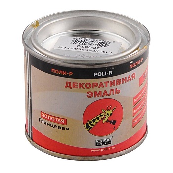 эмаль поли-р декоративная золотая 160 г. (606)