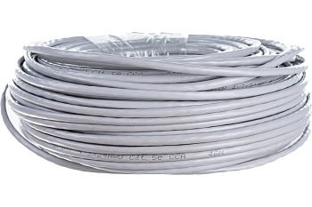 кабель витая пара u/utp cat 5e 4х2х24awg cca (305м) пвх, серый