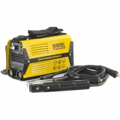 сварочный аппарат инверторный denzel ds-160 compact, 160a, до 3,2мм распродажа