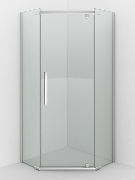 душевое ограждение erlit er10110v-c1 (1000*1000*2000), стекло прозрачное 6мм
