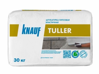 штукатурка гипсовая knauf туллер серая 30кг (40шт/под)