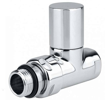 вентиль регулировочный прямой 1/2 хромированный с седельным затвором