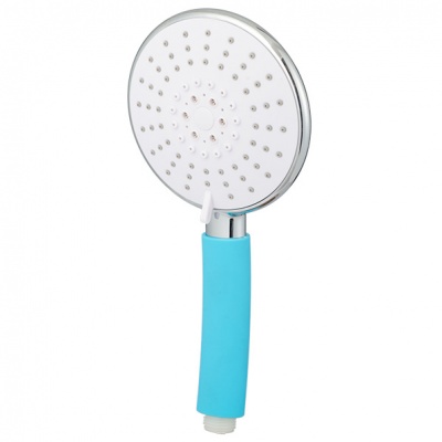 argo "argo" лейка массажная 5-ти позиционная, color blue, пластик, хром, 1/2", подвес