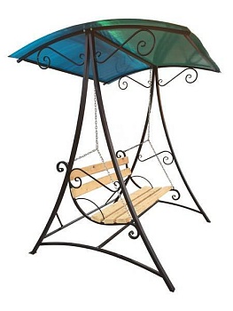 качели садовые "дуэт" без поликарбоната