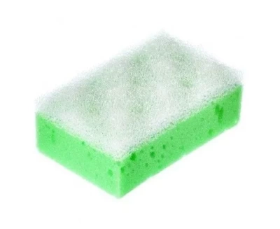 губка для тела (мочалка) с массажным слоем прямоугольник 14*9*5см, 32603 банные штучки