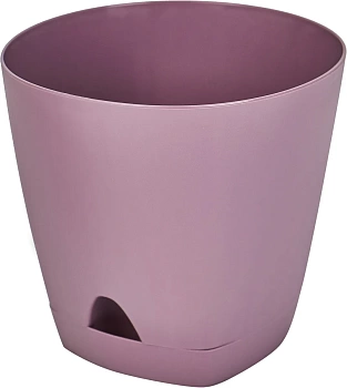 горшок для цветов amsterdam d140 с прикорневым поливом 1,35л (морозная слива)