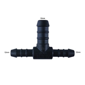 тройник 16мм х 16мм х 16мм, арт: tc0116