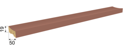 интерьерная рейка мдф stella планкен de luxe mauve 16*60*2700 (уп.6 шт.) распродажа