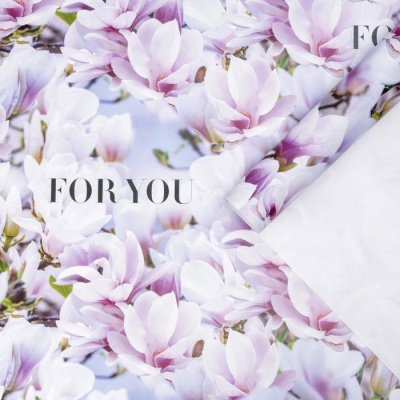 бумага упаковочная глянцевая «цветущая магнолия», 70 ? 100 см