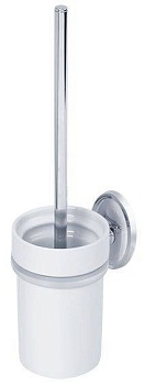 bonjour ершик настенный, хром/керамика