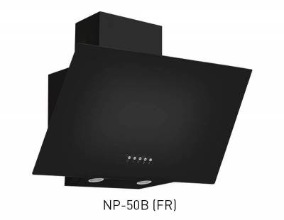вытяжка кухонная "оasis" np-50b(fr) черный 1led/500м3/кнопки с воздухоотводом