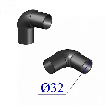 отвод э/с 90гр. д.32 мм. sdr11