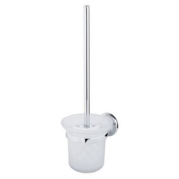 oscar ершик настенный, хром/матовое стекло