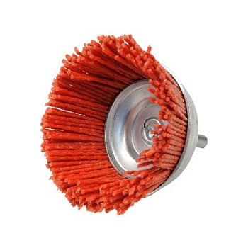 корщетка д/дрели нейлоновая "чашка". 75мм