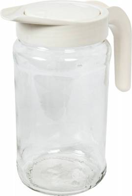 кувшин-бочонок 1.5 л цвет бежевый