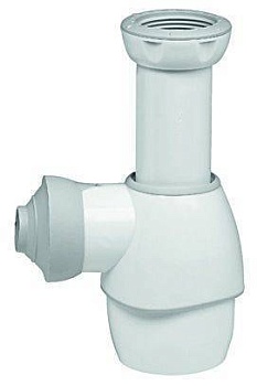 сифон wirquinpro "всё в одном" универсальный, "push-fit" вых. 32-40мм, резь 11/4- 11/2