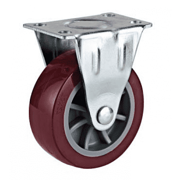 колесо 50мм не поворот кр.пластик (120)