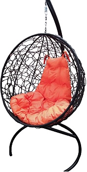 качели кокон круглый ротанг без подушки