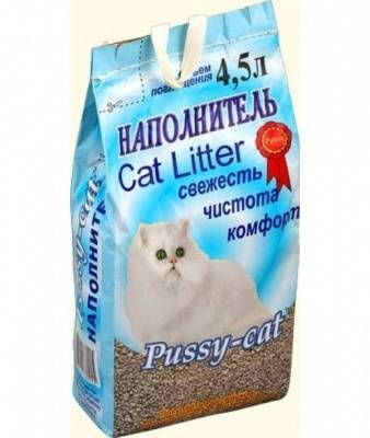 pussy-cat наполнитель цеолитовый впитывающий 4,5 л (1х3)
