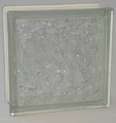 стеклоблок бесцветный водопад 190х190х80 мм распродажа..