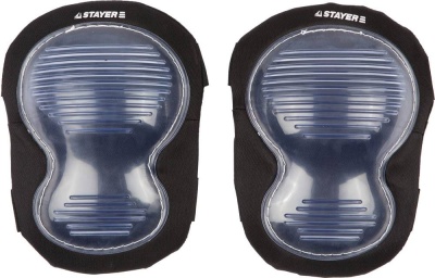 наколенники stayer "double" с двойной пластиковой накладкой