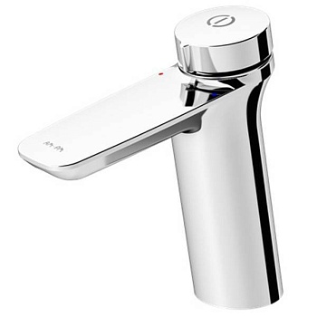 f50a02500 inspire v2.0, смеситель однозахватный для умывальника, нажимной, хром, шт. (