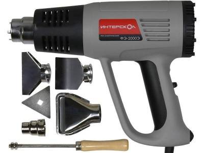 фен технический сетевой интерскол фэ-2000э, 2000вт