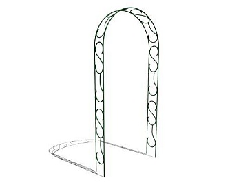 арка узорная 20, высота 2,5м, ширина 1,2м, глубина 0,2м