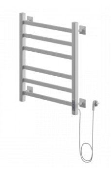 полотенцесушитель step-1 60/50 электрич. прав тэн ral9005 mat (ника)