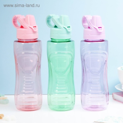 бутылка для воды "баунаталь", 600 мл, 23 х 8 см, микс 3939334