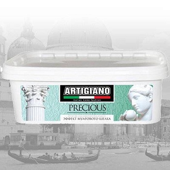 краска декоративная artigiano precious 3,5/2,5л распродажа..